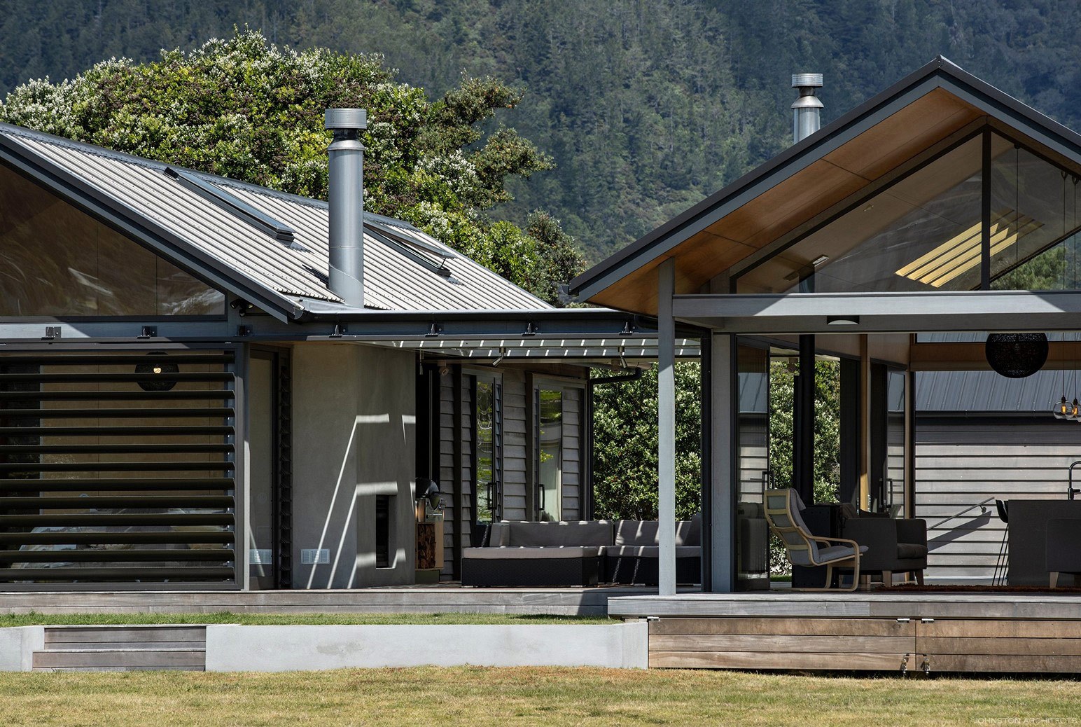 Johnston Architects 003 Beach House Coromandel Architects North Island