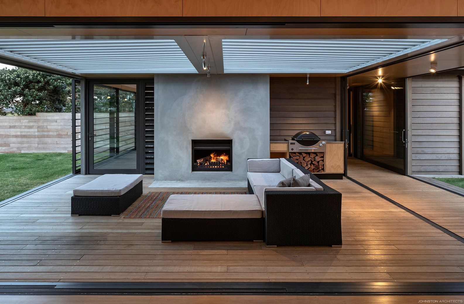 Johnston Architects 005 Architectural Design Indoor Outdoor Flow Pauanui