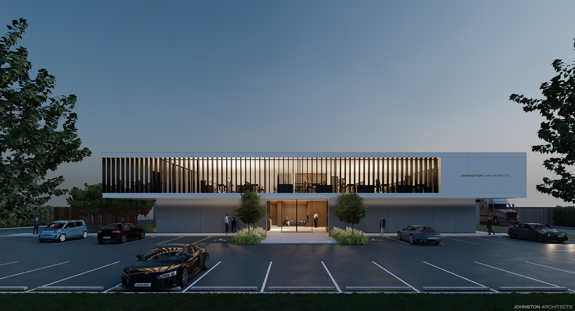 020 Commercial Office Dusk